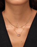 Gold Pendant - Blake Necklace Mini Micropave