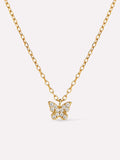 Colar de Borboleta  Dourada Souryaz