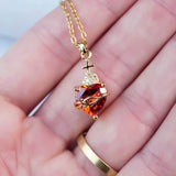 Colar Pingente Sagrado Coração de Jesus Zircônia Santo Altar