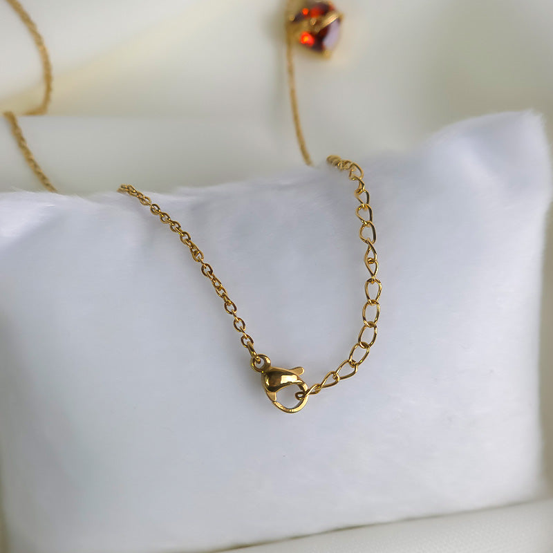 Colar Pingente Sagrado Coração de Jesus Zircônia Santo Altar