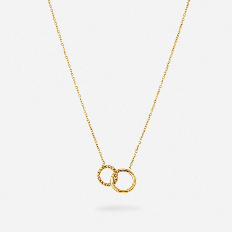 Double Hoop Necklace