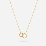 Double Hoop Necklace