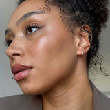 Brincos Duplos de Cristal